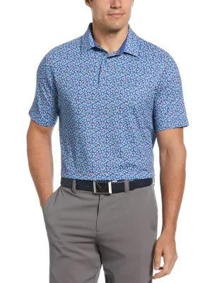 Men's Polaroid Confetti Print Golf Polo