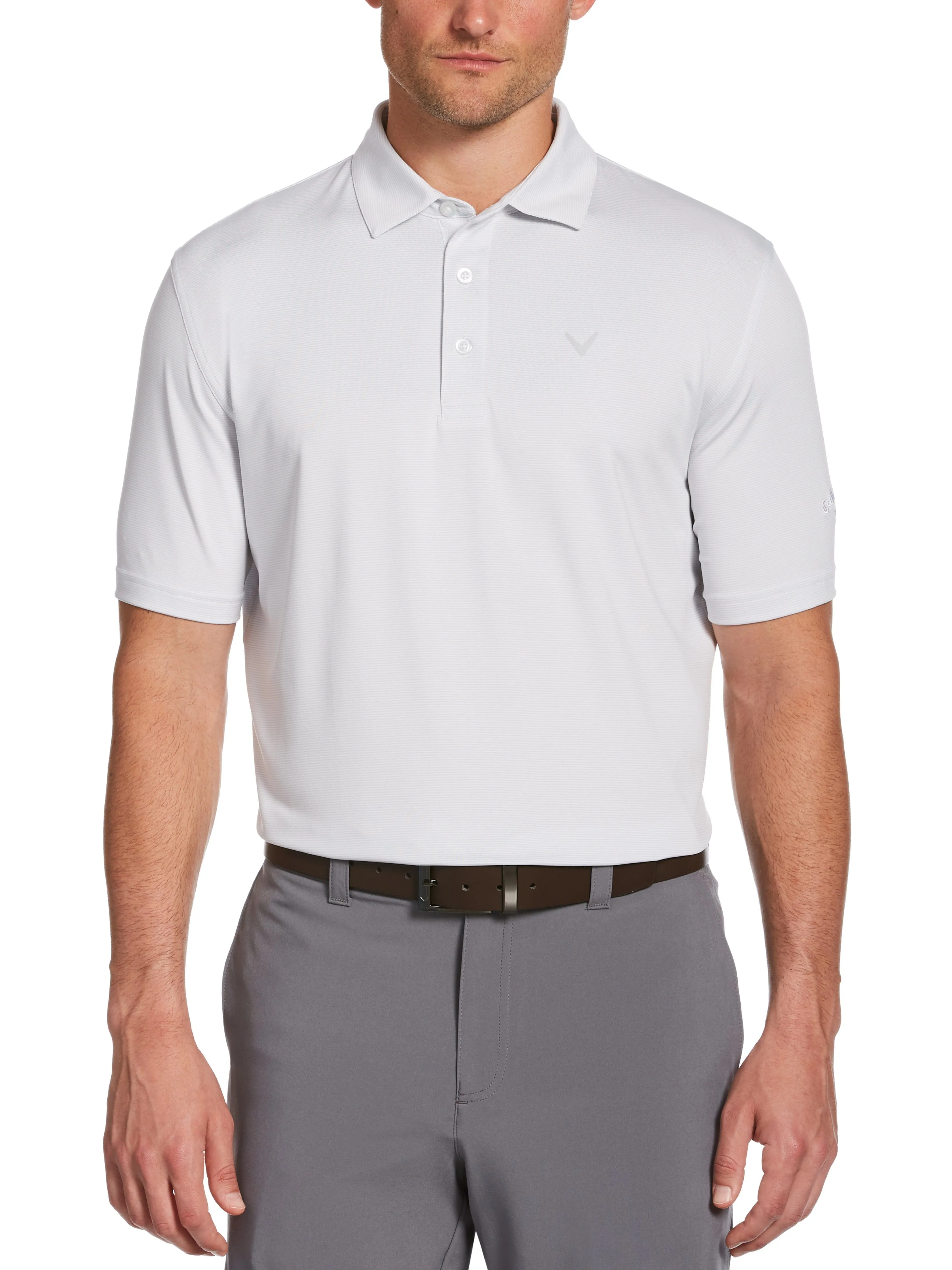 Men's Pro Spin Fine Line Golf Polo