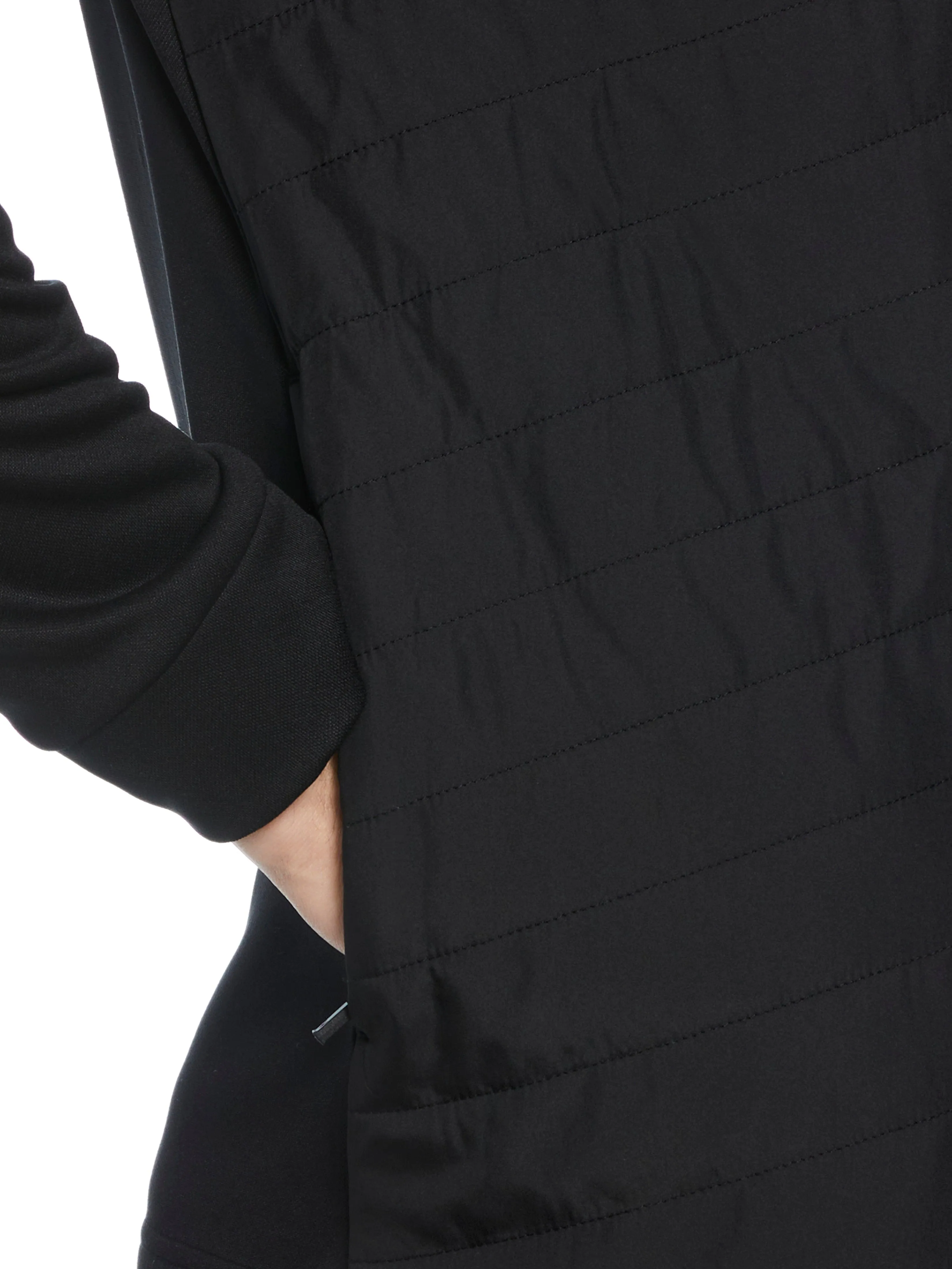 Mens Quilted Puffer Full Zip Golf Jacket