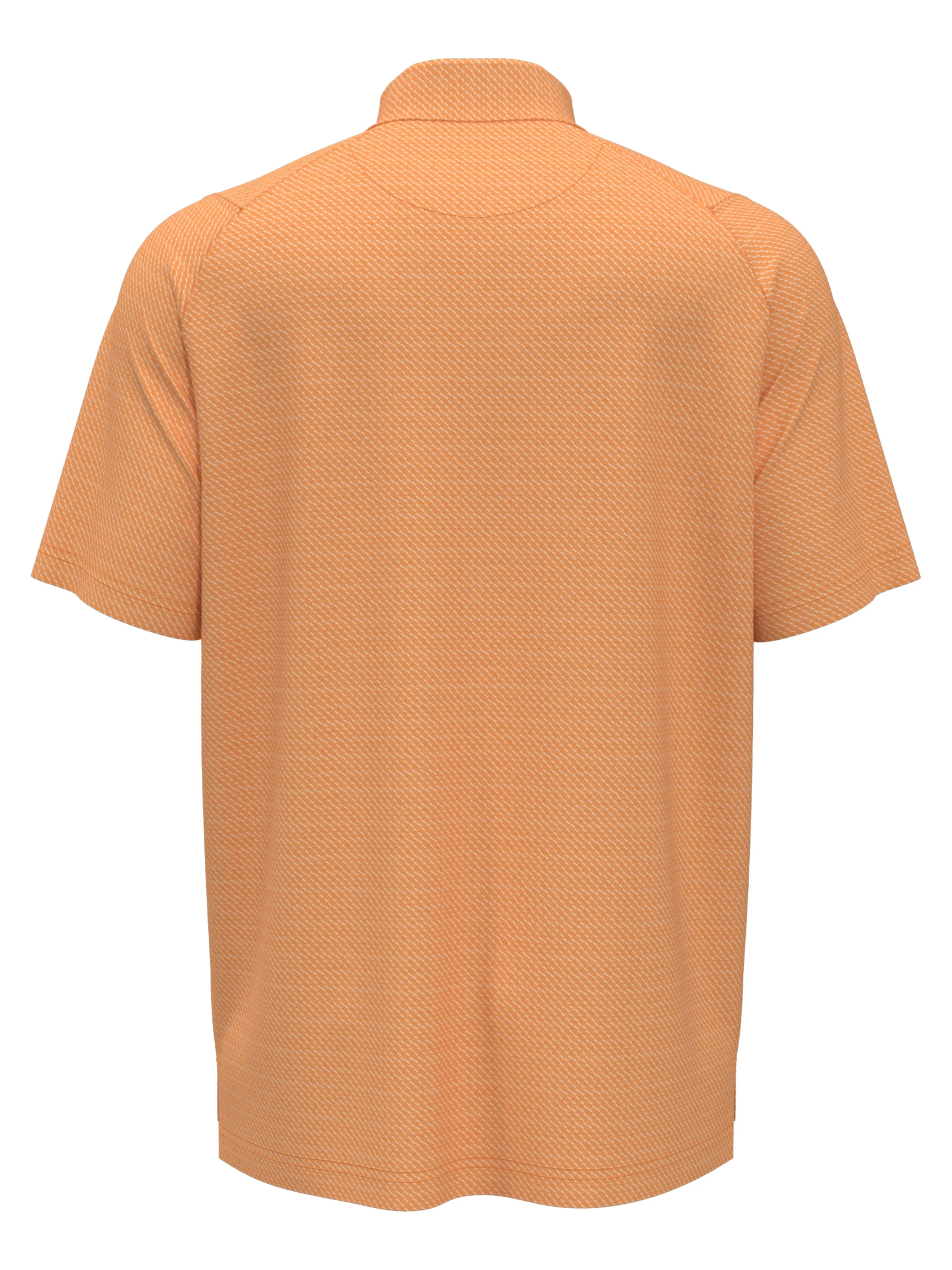 Mens Swing Tech Ventilated Heather Jacquard Golf Polo Shirt