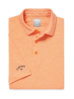 Mens Swing Tech Ventilated Heather Jacquard Golf Polo Shirt