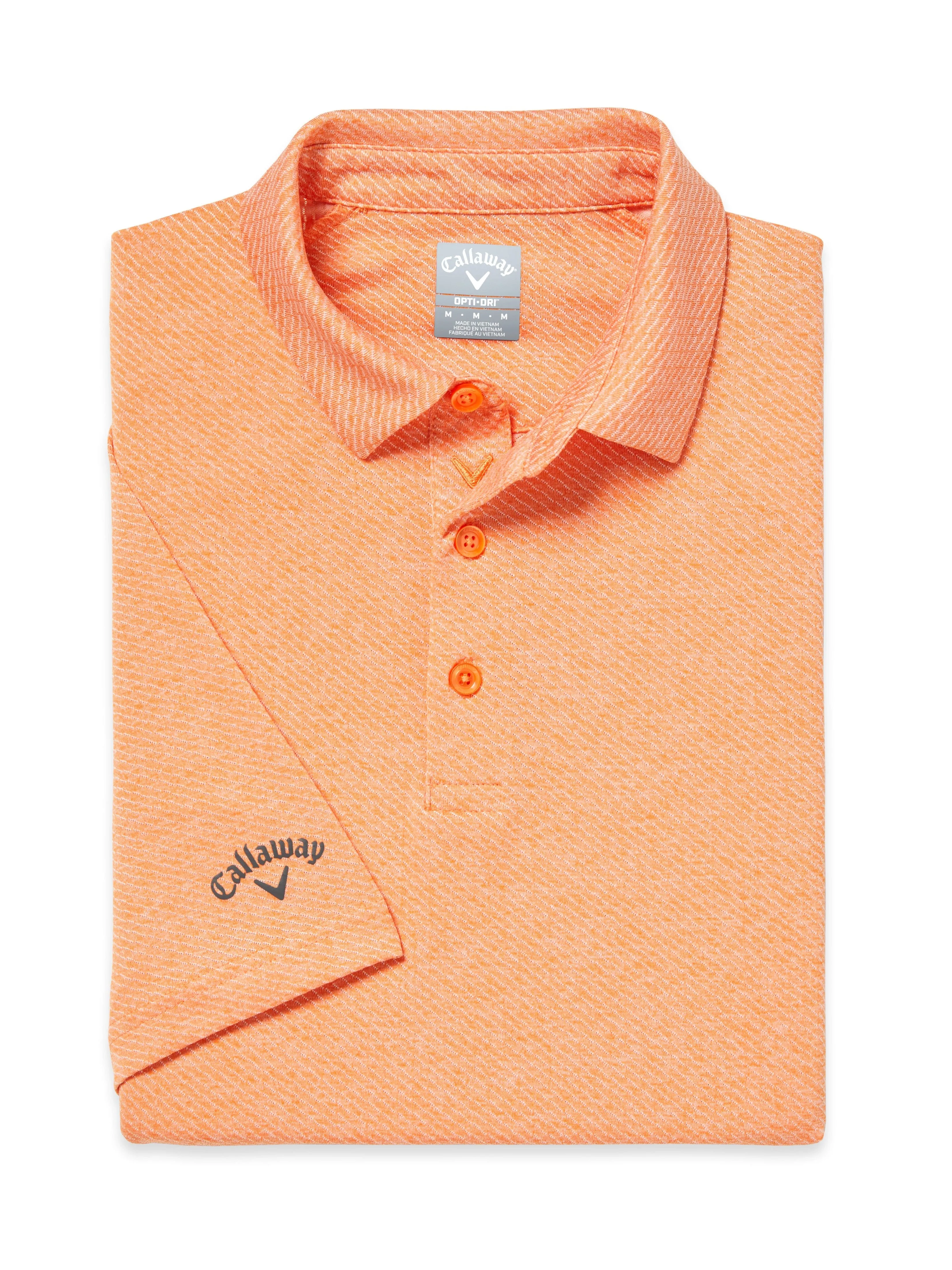 Mens Swing Tech Ventilated Heather Jacquard Golf Polo Shirt