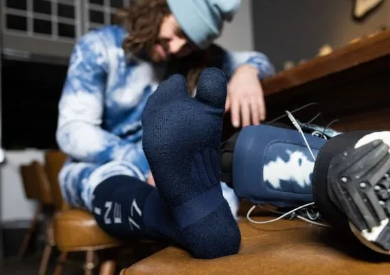 Mine77 Compression Split-Toe Snowboard Sock