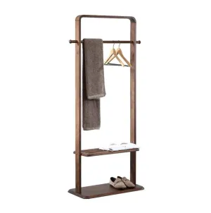 My-JUAN.97 Solid Wood Coat Rack Bedroom Floor Storage Hanger Simple Clothes Rack Home Hanger - Coat Rack 5022 (Color : B)