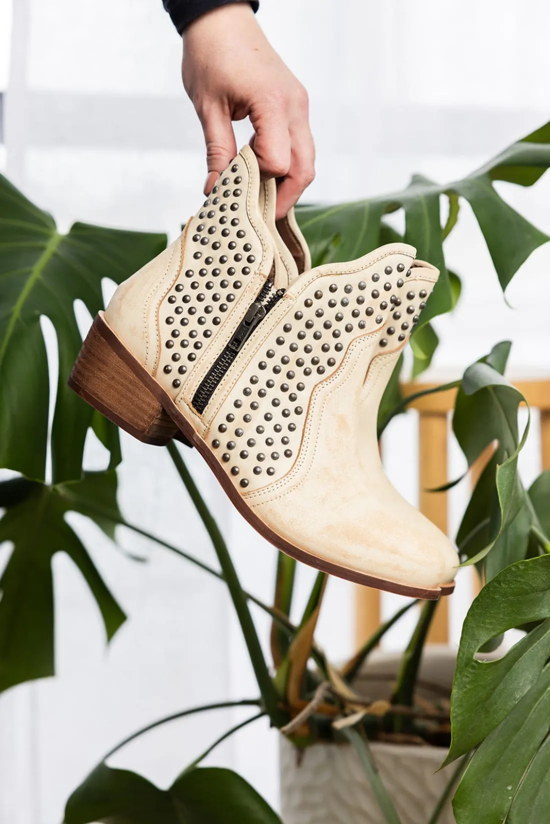 Nailed It Ankle Boot in Creamy White