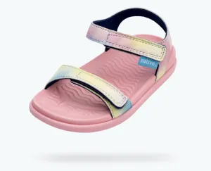 Natives - Charley Sugarlite Print Sandal - Princess Pink/Pastel Tie-dye