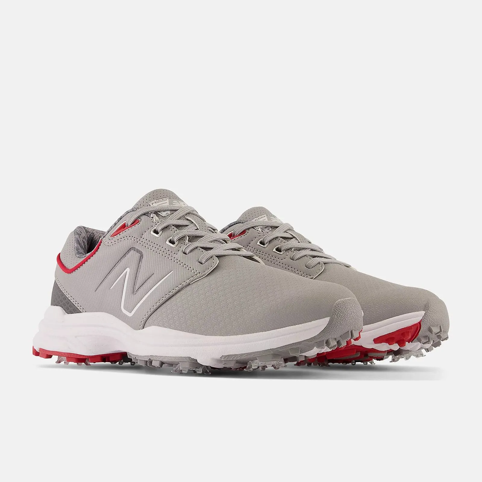 New Balance Mens Brighton Golf Shoe - GREY/ RED