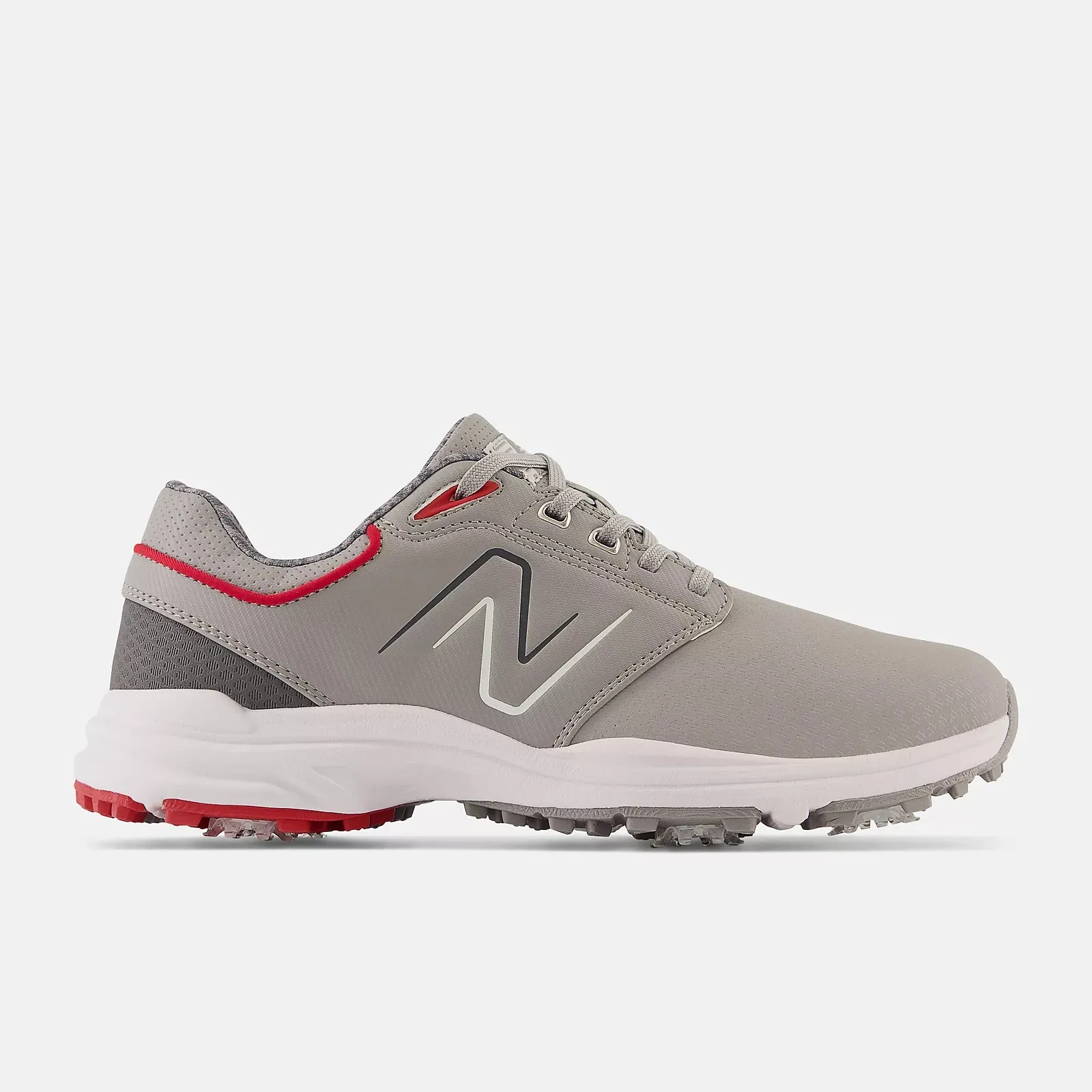 New Balance Mens Brighton Golf Shoe - GREY/ RED