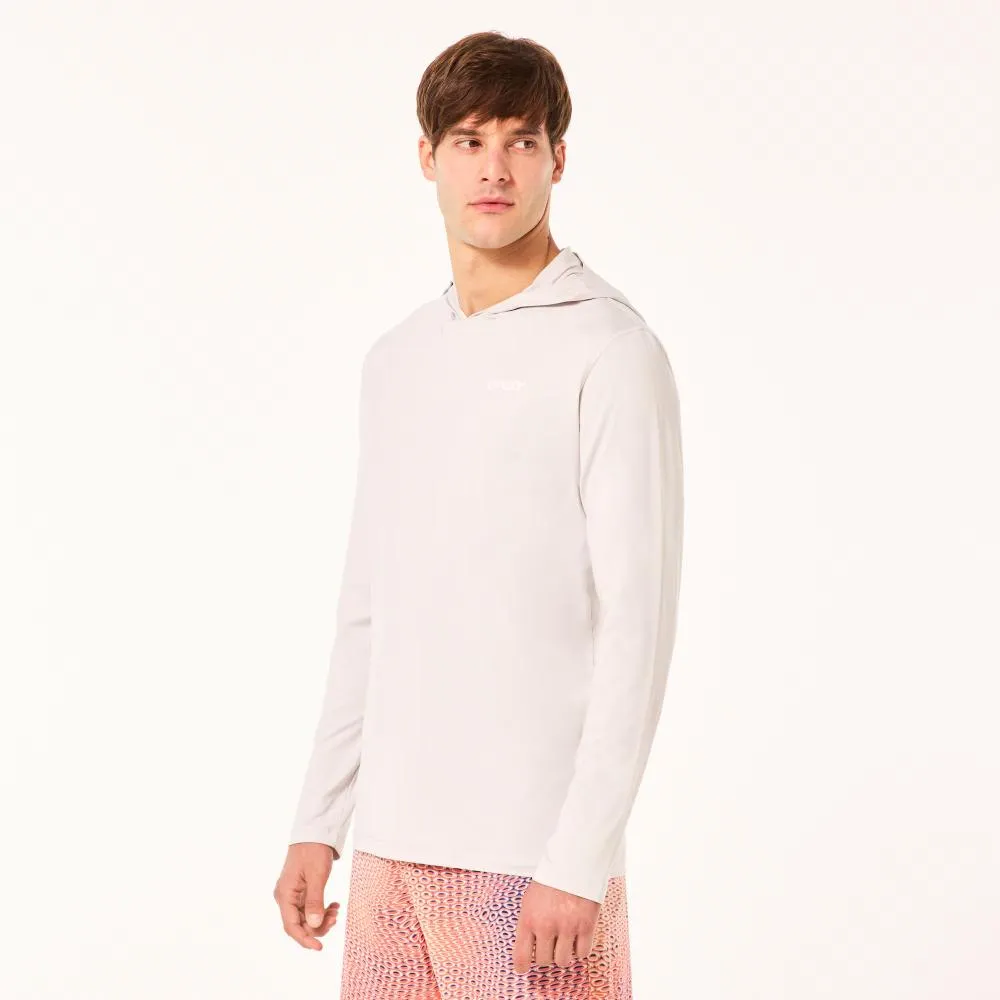 OAKLEY RAINBOW RC HOODED RASHGUARD LUNAR ROCK