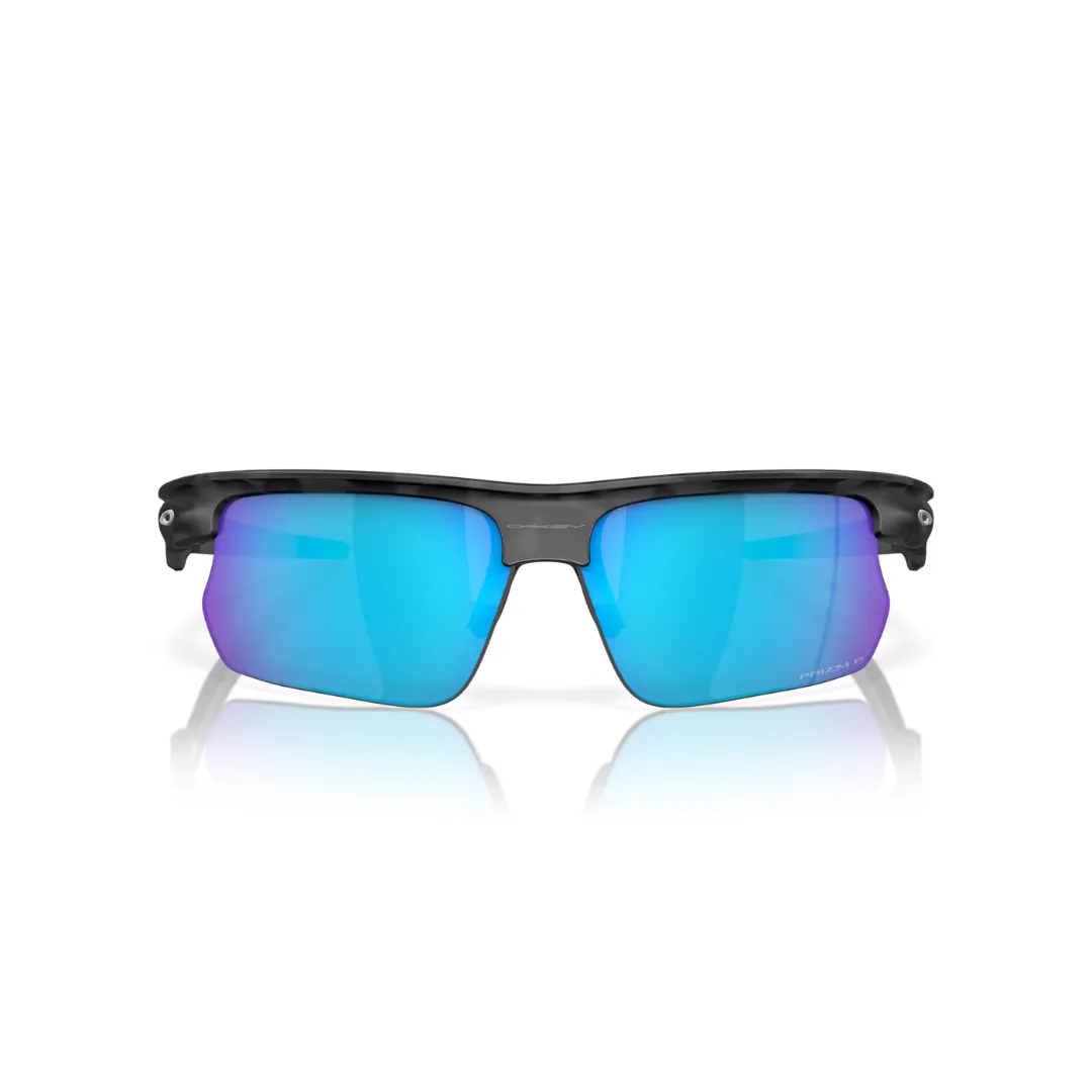 Oakley Sunglasses BiSphaera - Prizm Sapphire Polarized Lenses,  Matte Grey Camo Frame