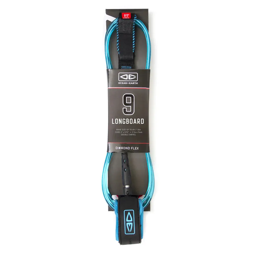 O&E REGULAR MOULDED LEASH LONGBOARD ANKLE 9'0"