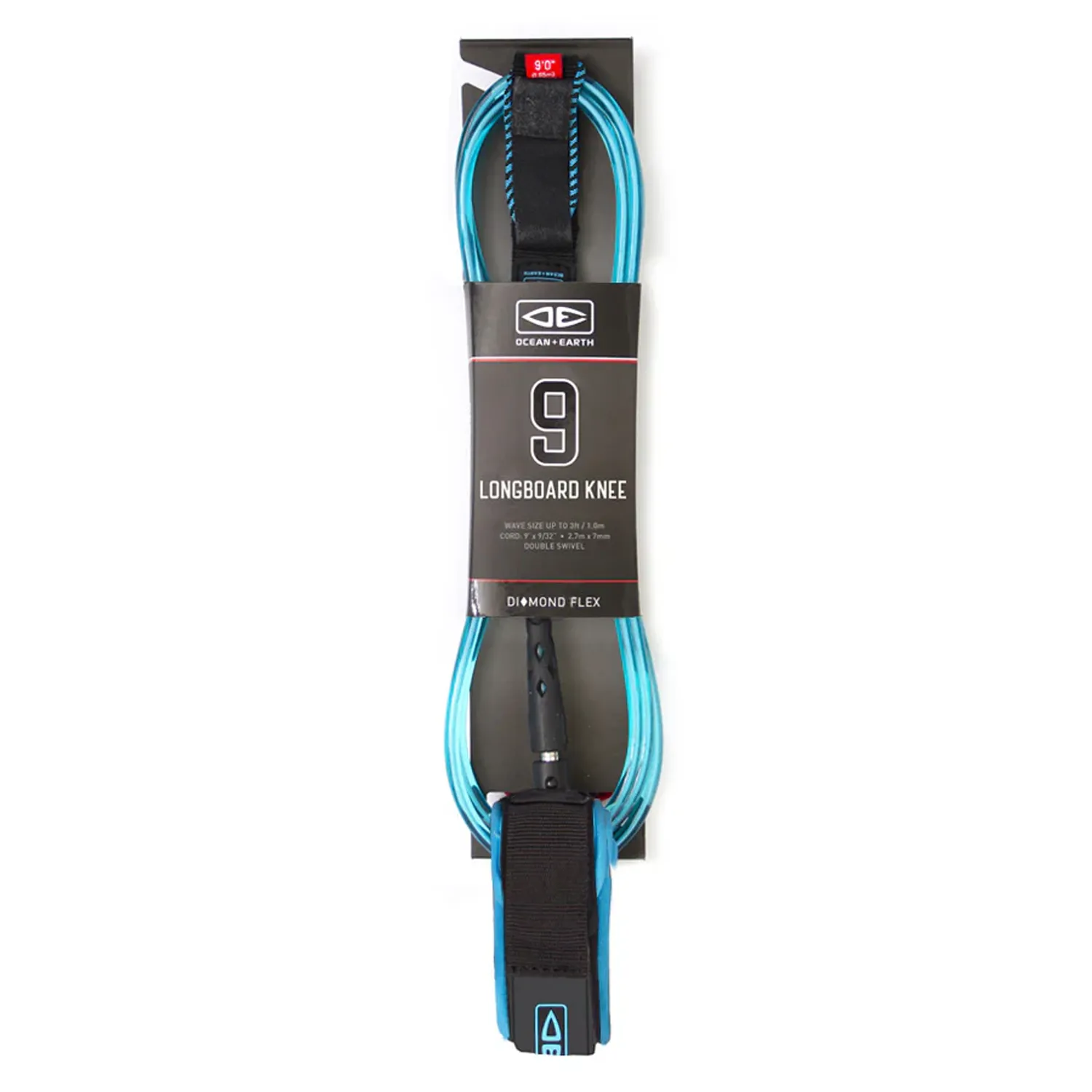 O&E REGULAR MOULDED LEASH LONGBOARD KNEE 9'0"
