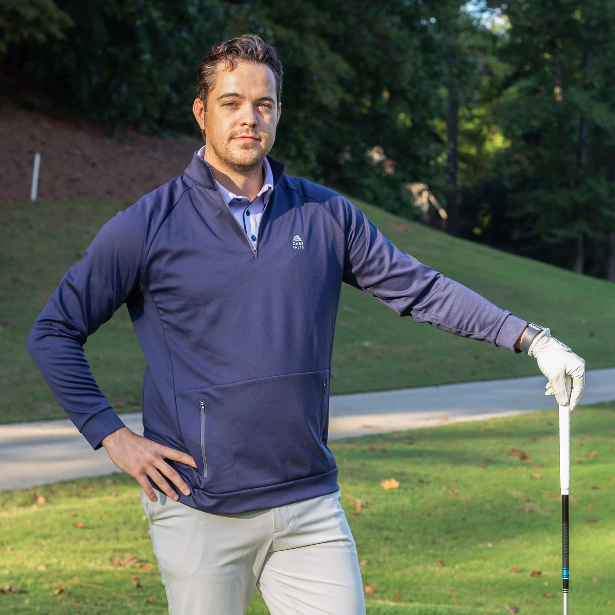 Oars   Alps x Mizzen Main Athletic Quarter Zip