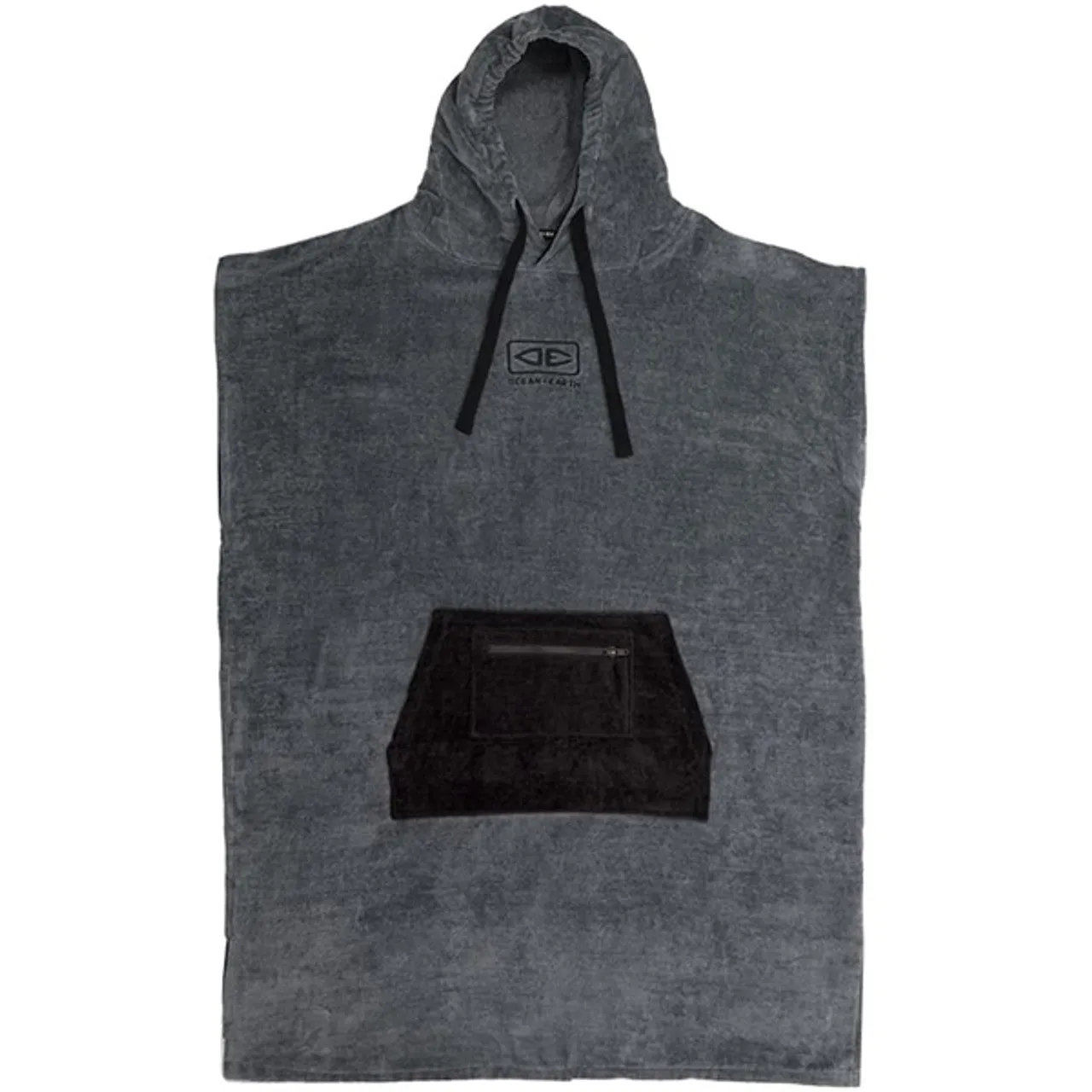 OCEAN AND EARTH Day Break Poncho - Charcoal