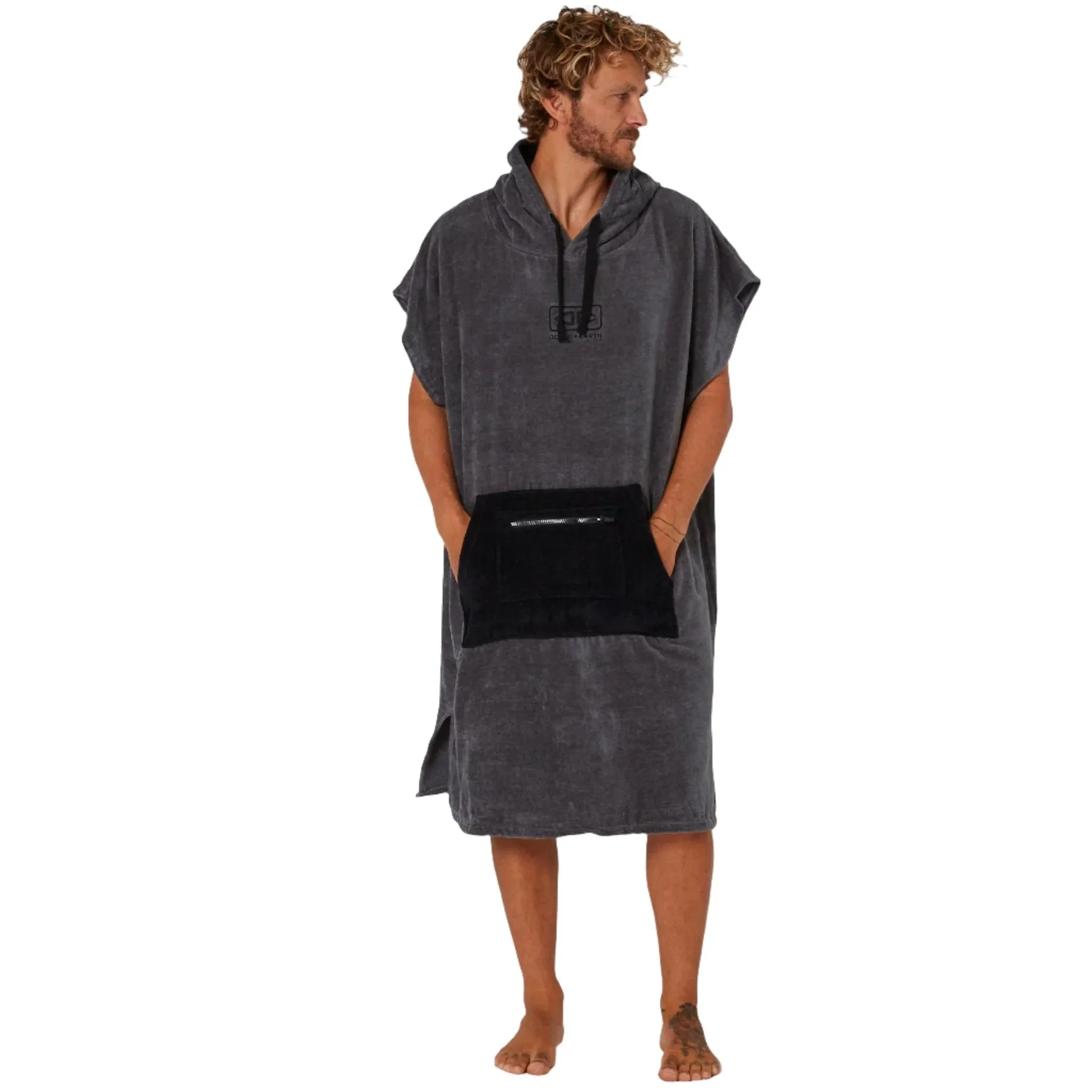 OCEAN AND EARTH Day Break Poncho - Charcoal