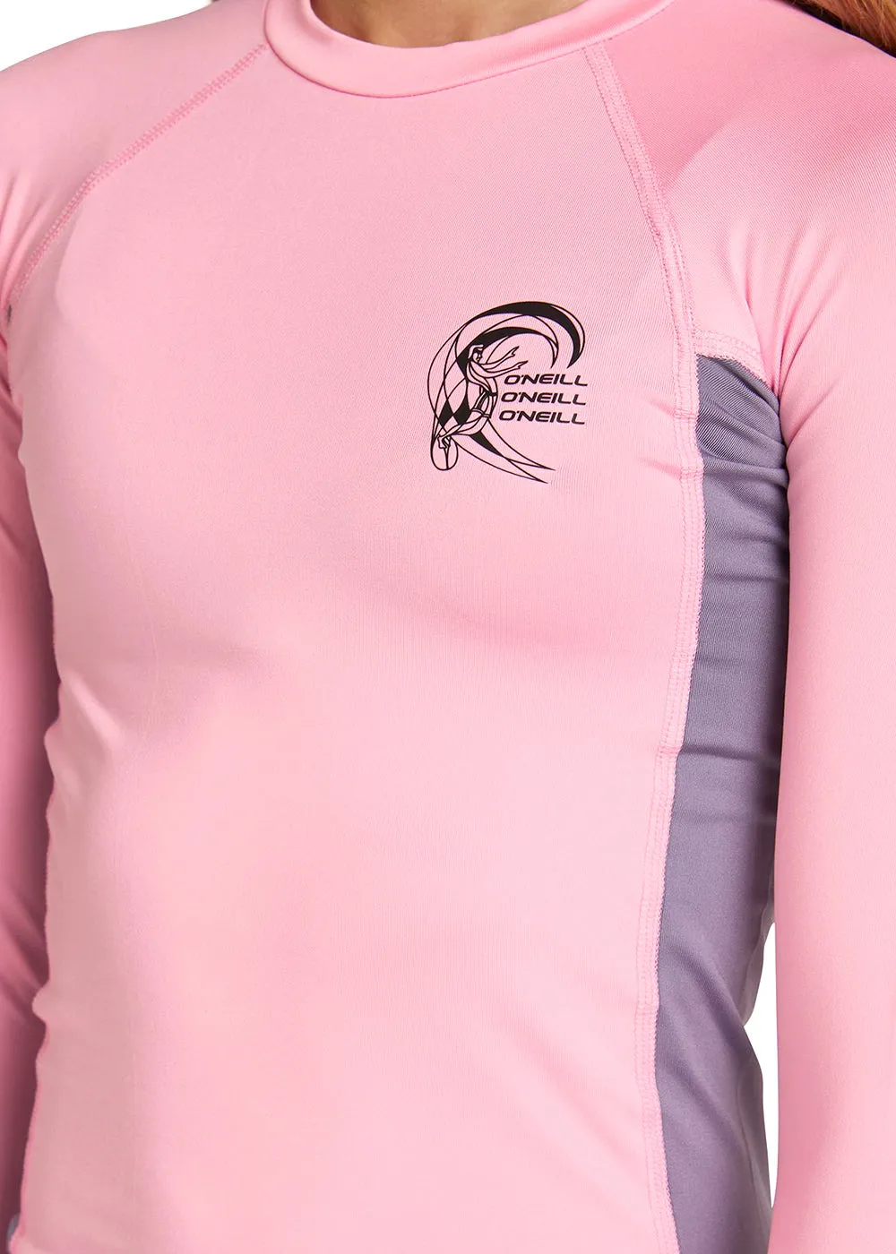 ONeill Girls Classic UV LS Rash Guard