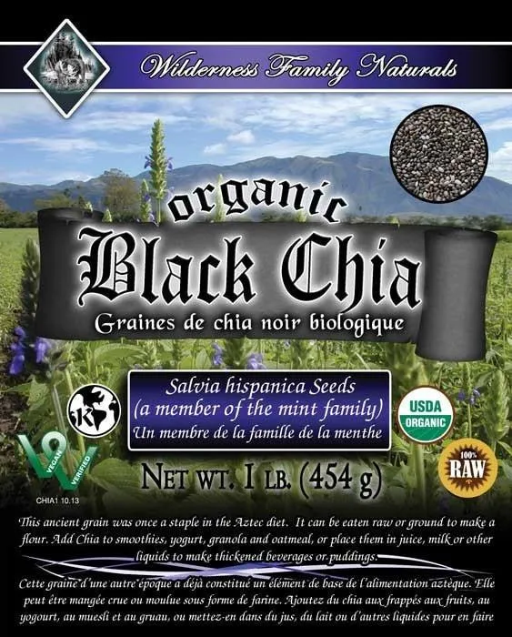 Organic Chia Seeds | Whole Black Chia Seeds