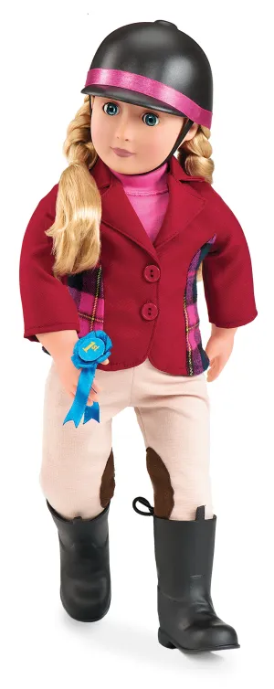 Our Generation Deluxe Doll Lily Anna rider 18" Doll