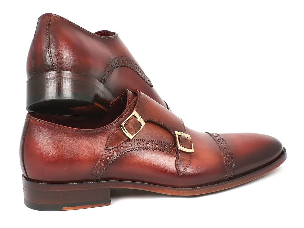 Paul Parkman Hand-Painted Double Monkstraps