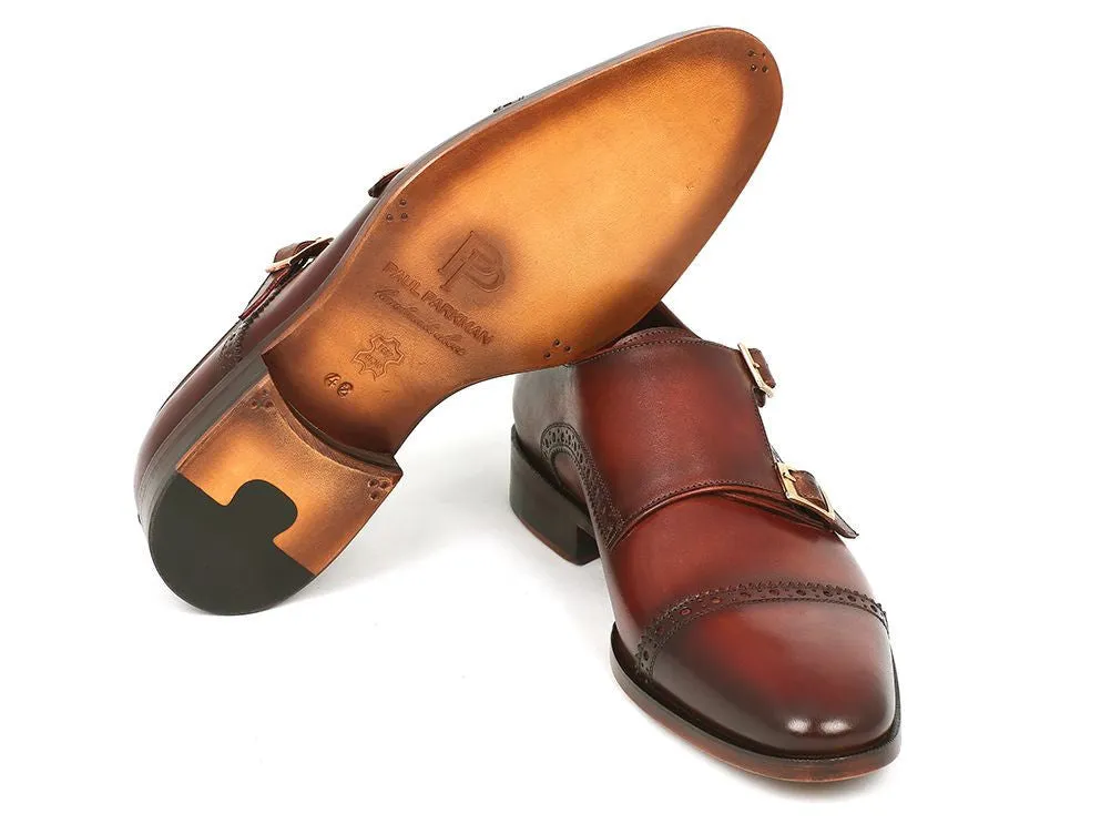 Paul Parkman Hand-Painted Double Monkstraps