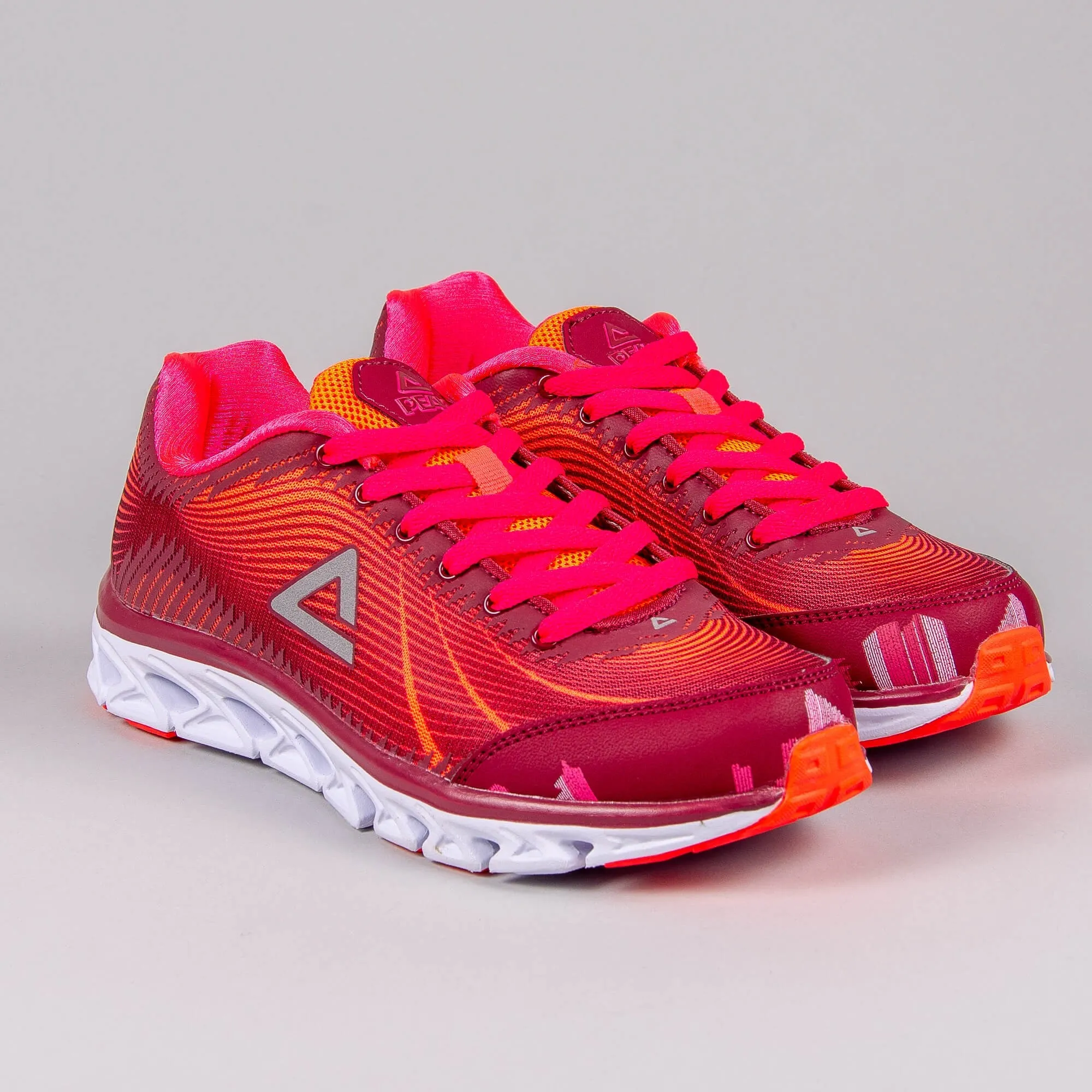 Peak Women Running Lightweight Shoes Rumna Red/Fluorescent Red