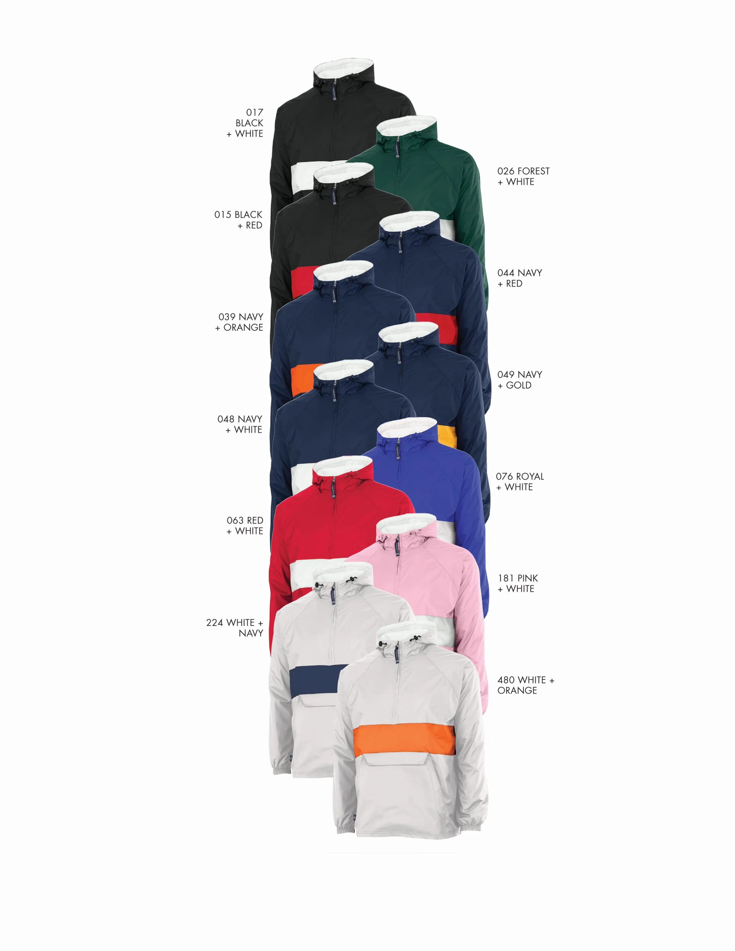Phi Alpha Delta Rugby Striped Lined Windbreaker