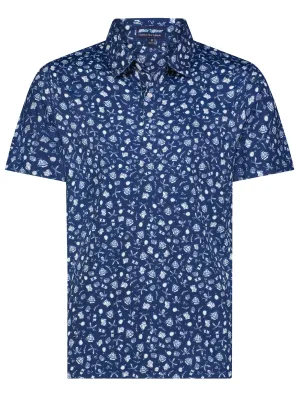 Pirate Print Polo