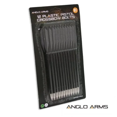 PLASTIC PISTOL CROSSBOW BOLT 6.5" 12