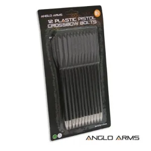 PLASTIC PISTOL CROSSBOW BOLT 6.5" 12