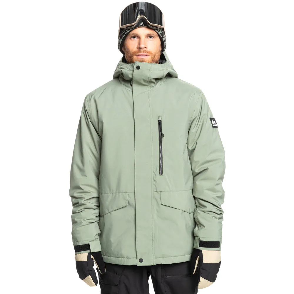 Quiksilver Mission Solid Snow Jacket - Sea Spray