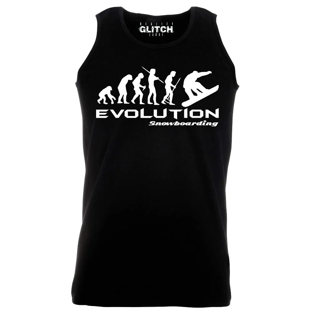 Reality Glitch Evolution of Snowboarding Mens Vest