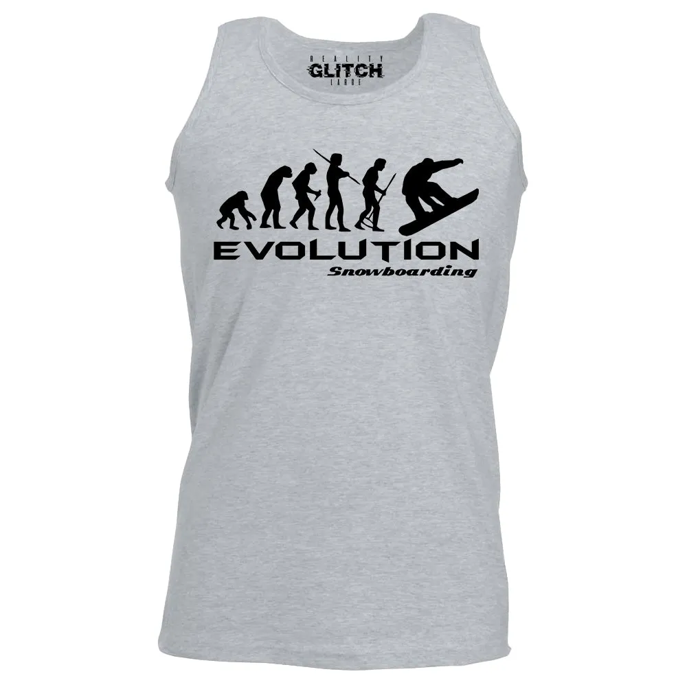 Reality Glitch Evolution of Snowboarding Mens Vest