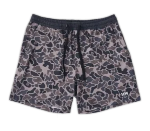 River Camo Youth Athletic Shorts