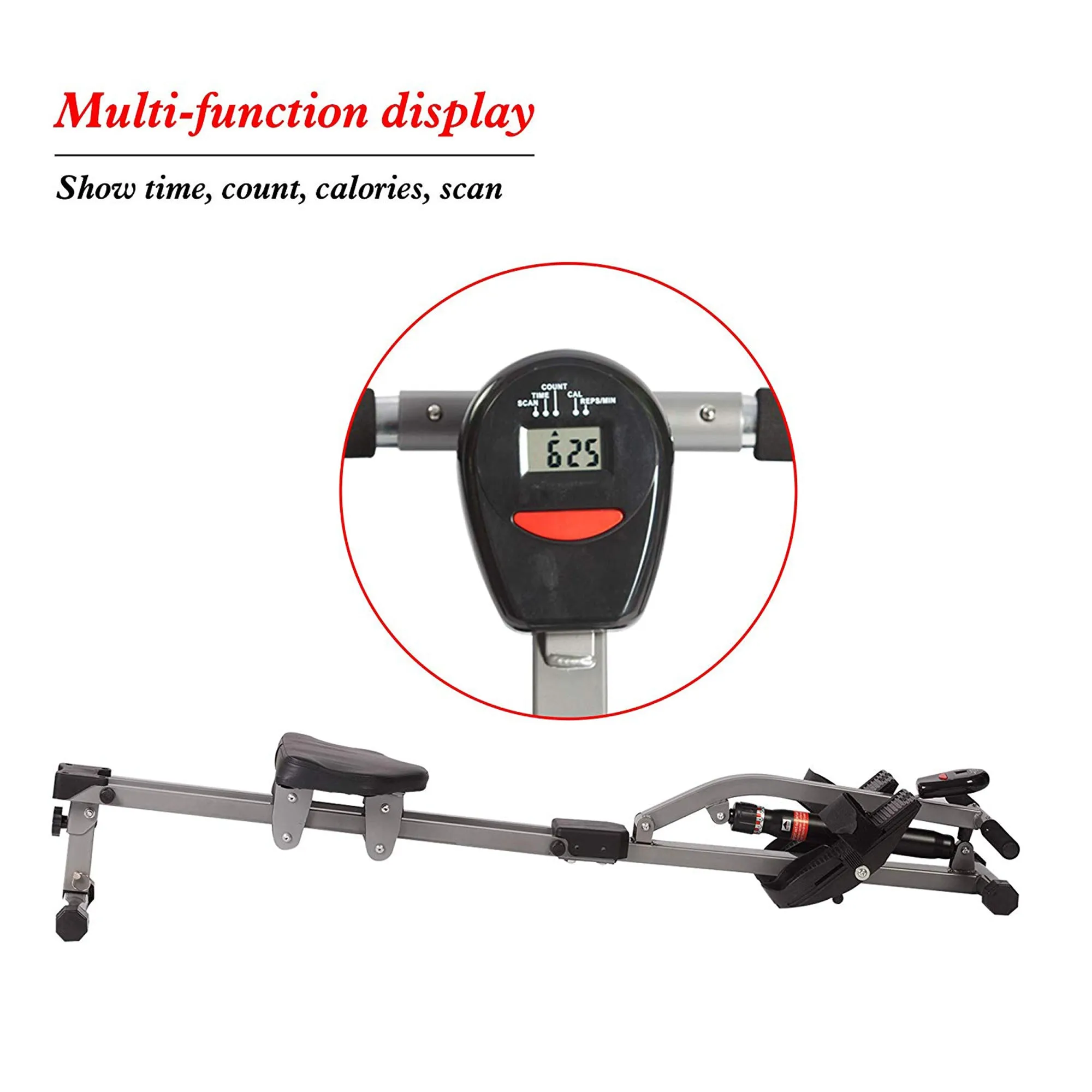 Rowing Machine Full Body Stamina Power W/ 12 Levels