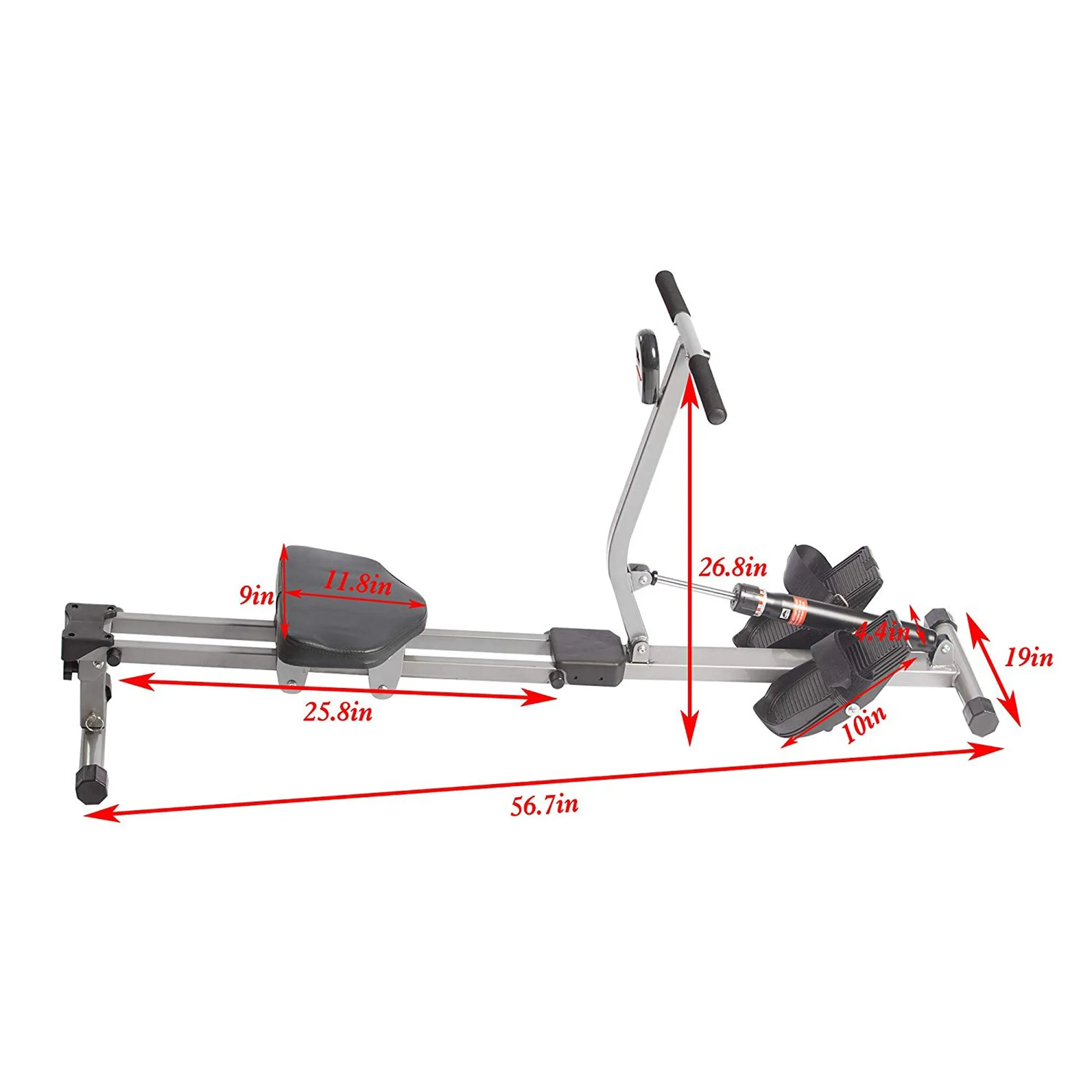 Rowing Machine Full Body Stamina Power W/ 12 Levels