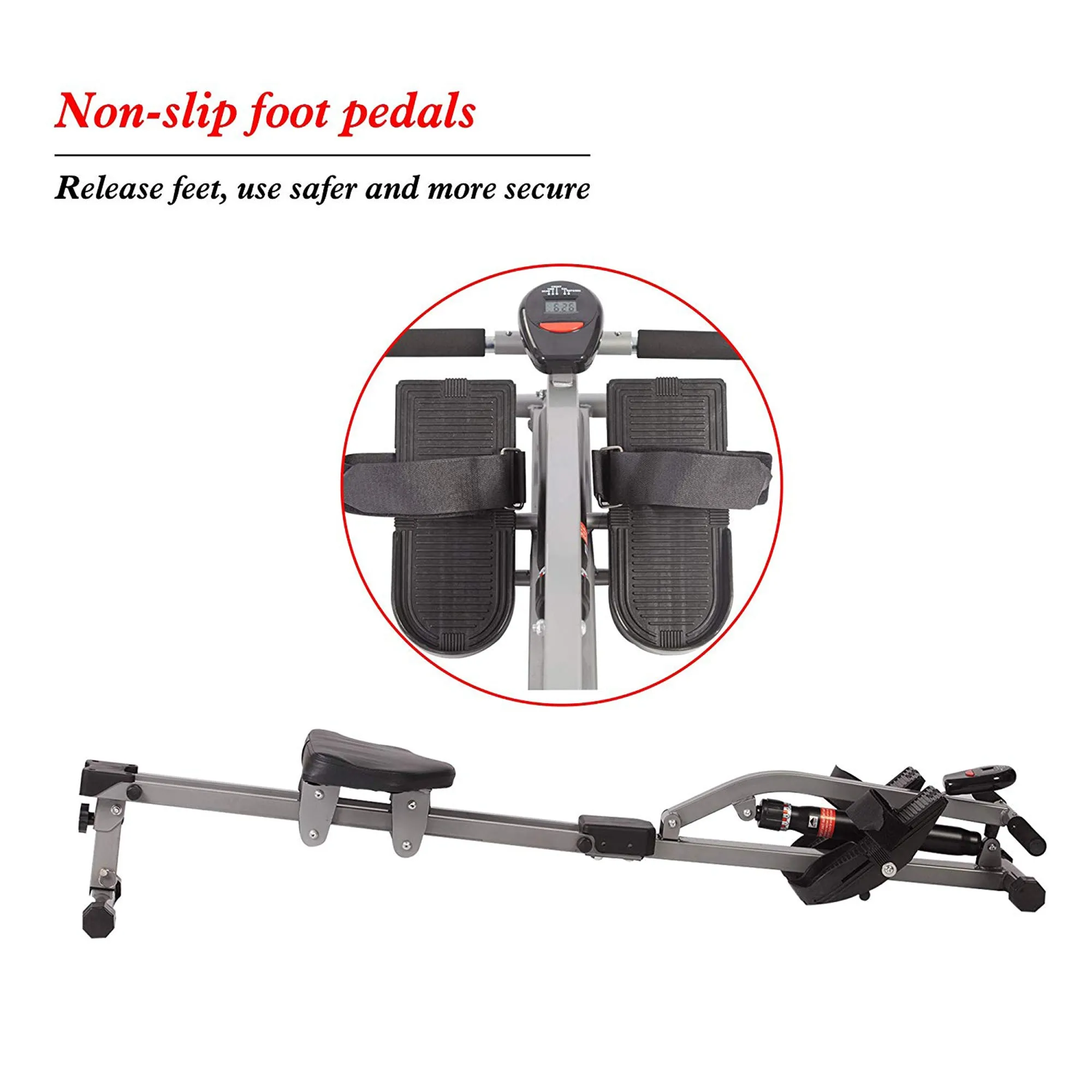 Rowing Machine Full Body Stamina Power W/ 12 Levels