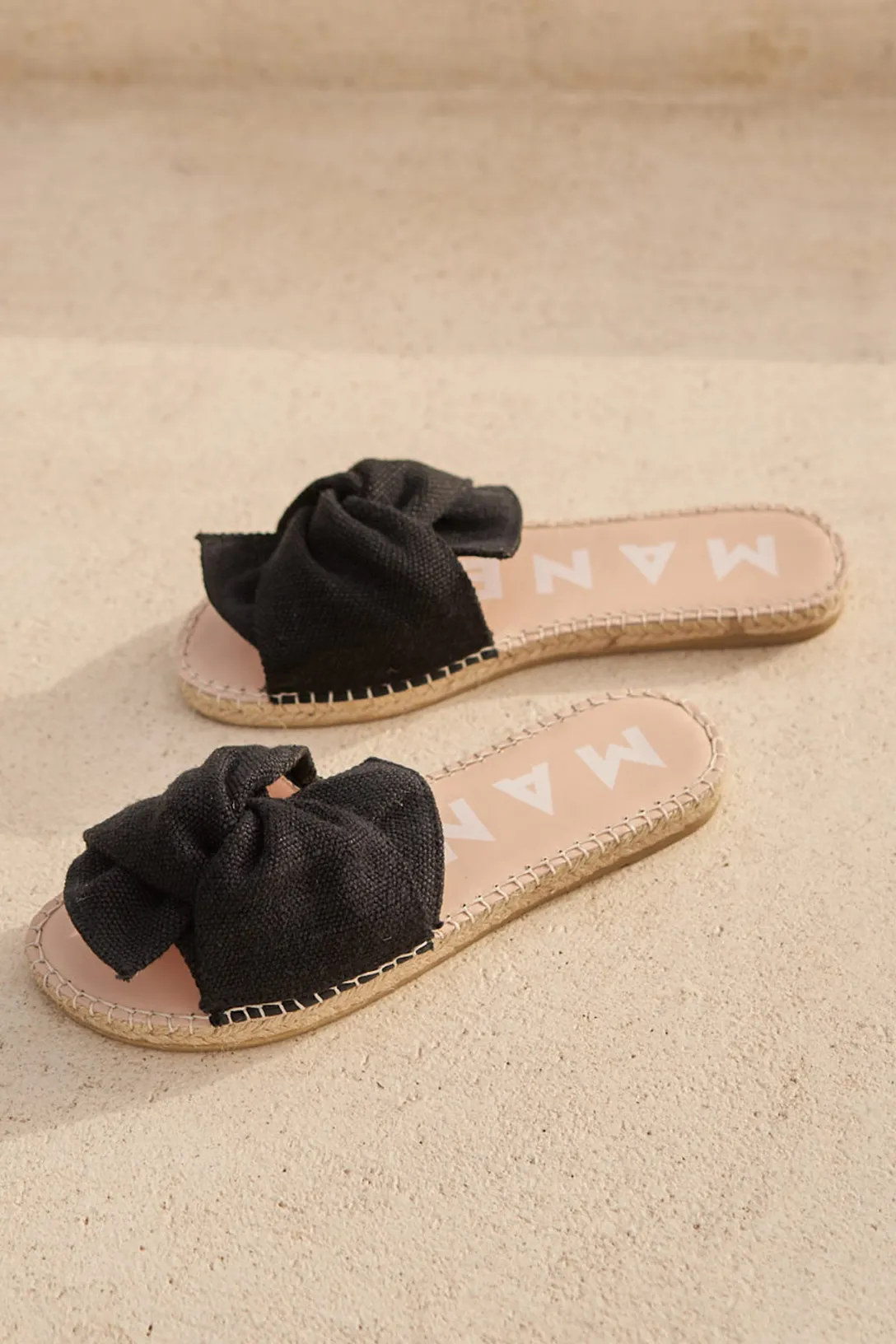 Sandals With Knot | Black