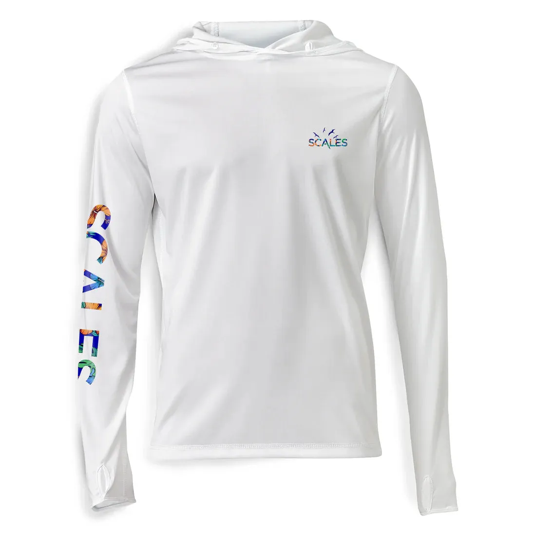 Scales 808 Marlin Hooded Performance - White