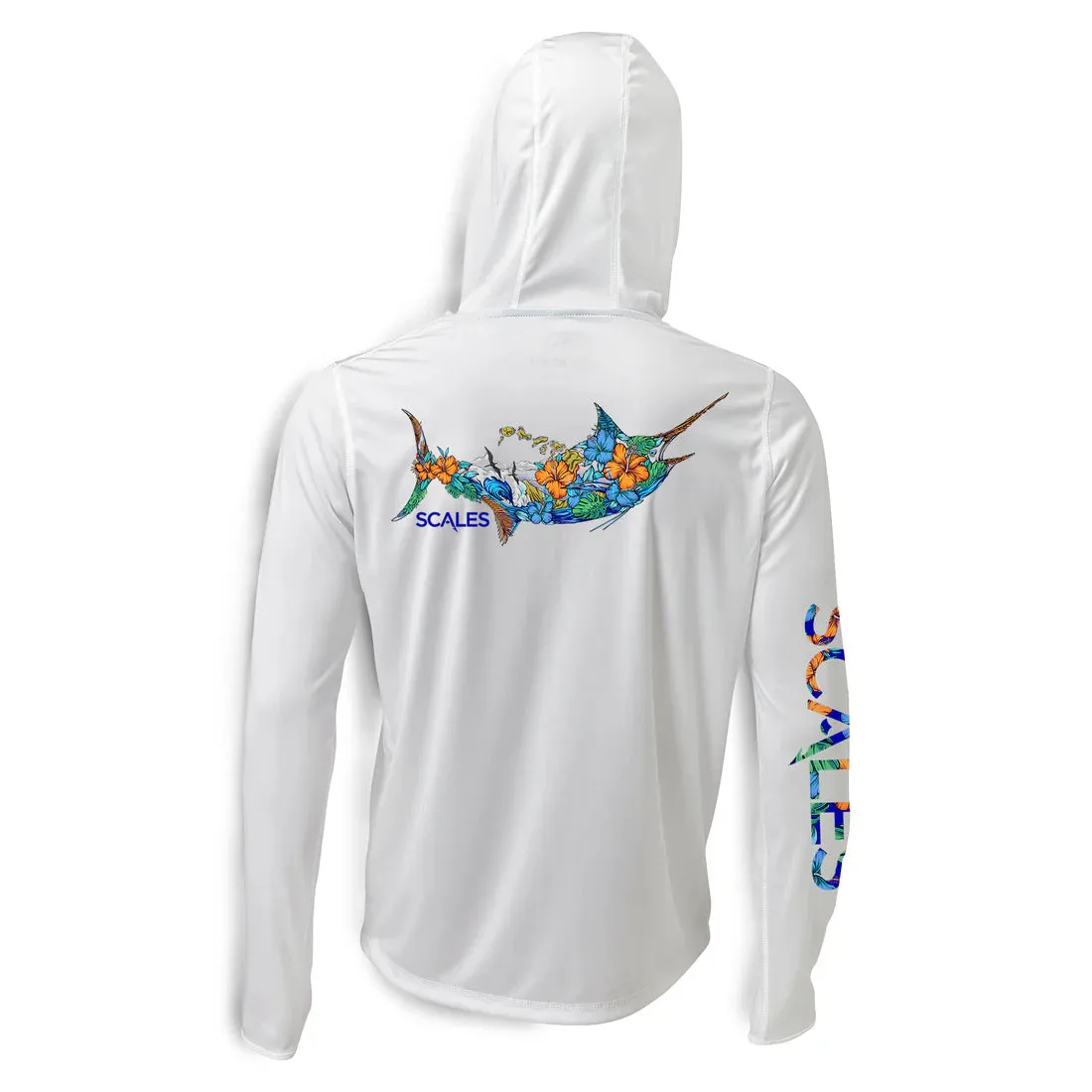 Scales 808 Marlin Hooded Performance - White