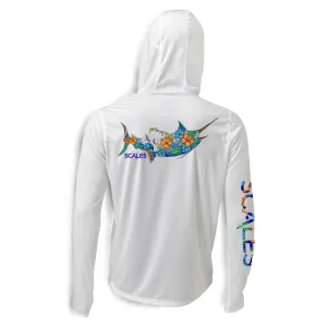 Scales 808 Marlin Hooded Performance - White