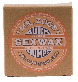 Sex Wax Mr Zogs Quick Humps Warm Surf Wax One Size Mid Cool