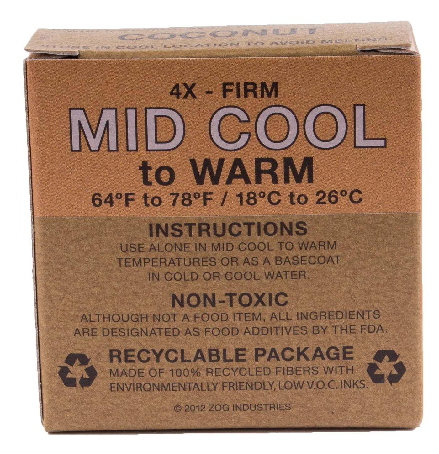 Sex Wax Mr Zogs Quick Humps Warm Surf Wax One Size Mid Cool