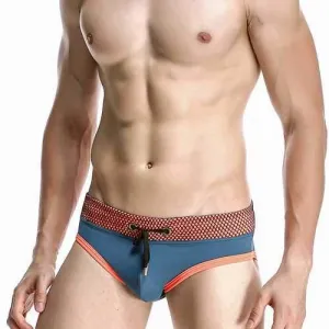 Sexy Low Waist Drawstring Designer Swim Briefs
