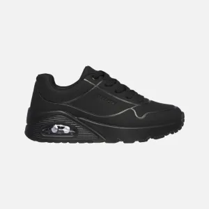 Skechers Uno-Stand On Air Kids Shoes (8-12 Year) -Black