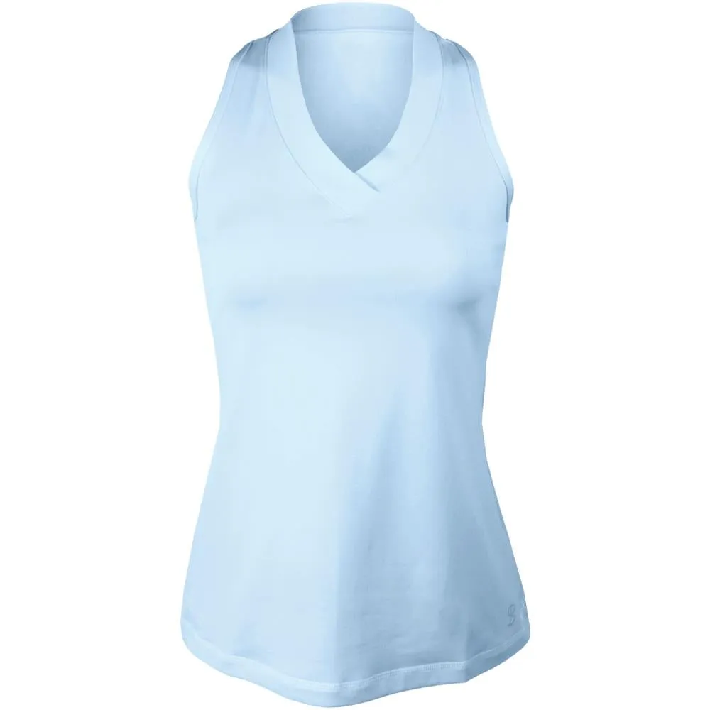 Sofibella Women's UV Colors Athletic Racerback Tank - Cloud