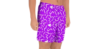 Stash Me - Athletic Shorts Purple