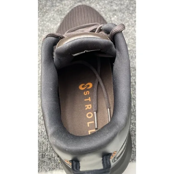 Stroll Golf Shoe Men's Size 8.5 Spikeless Performance Knit Black Espresso