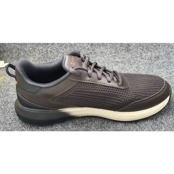 Stroll Golf Shoe Men's Size 8.5 Spikeless Performance Knit Black Espresso