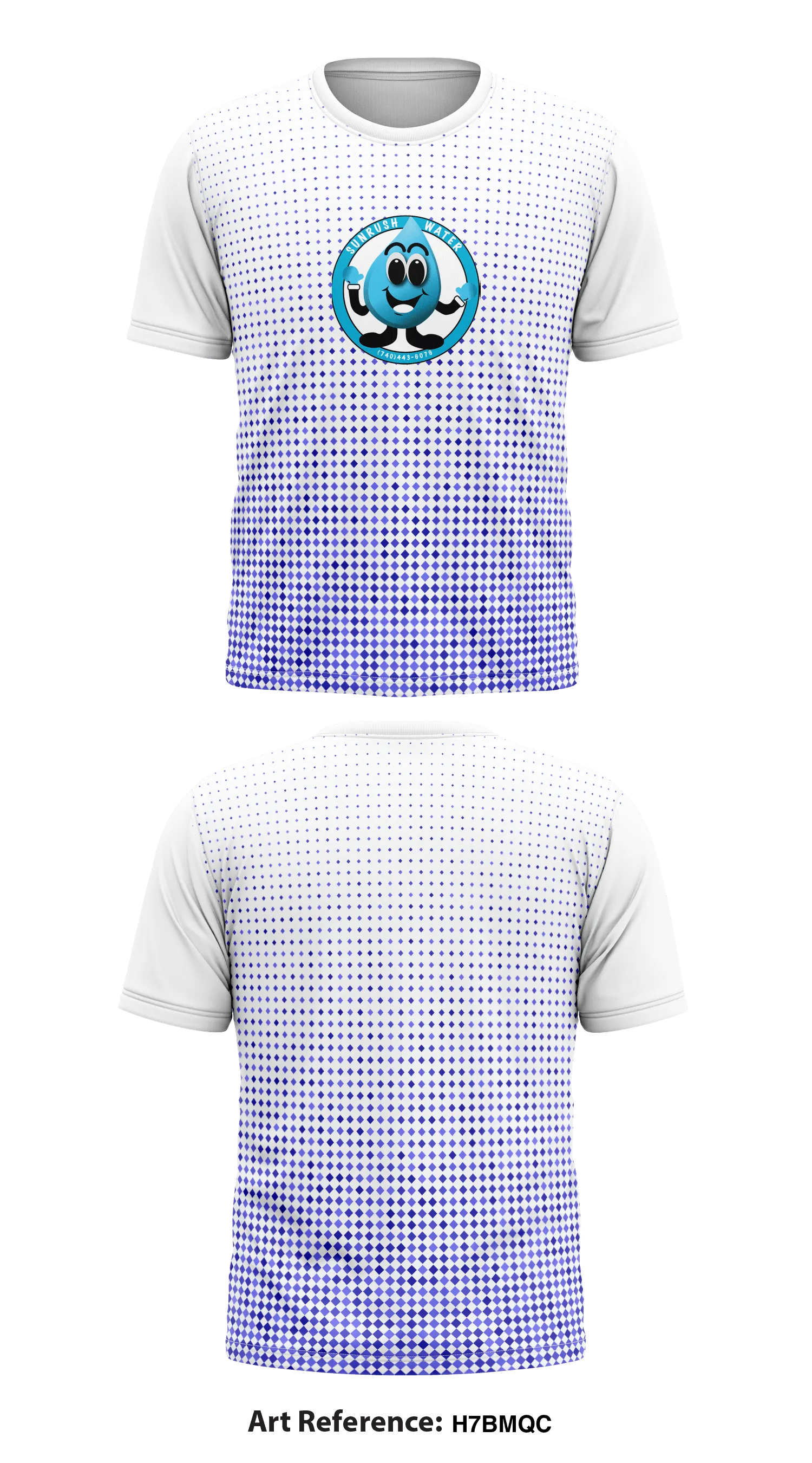 Sunrush Water Store 1 Core Men's SS Performance Tee - H7BmQC