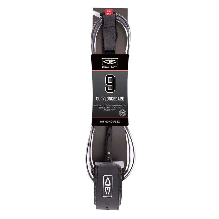 Sup Leash | Diamond Flex 9ft Regular